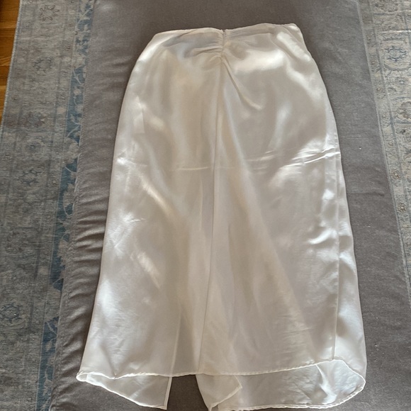 Zara Satin Effect Draped Skirt - Picture 3 of 6